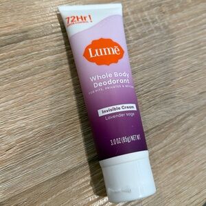 Brand new and sealed Lume Lavender Sage Whole Body Deodorant Cream